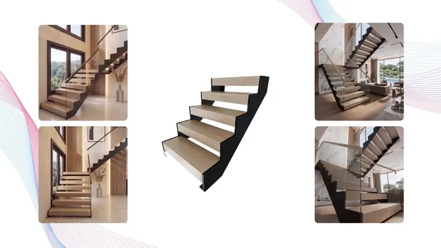 Classic ARC floating stair beam configuration in Hempstead